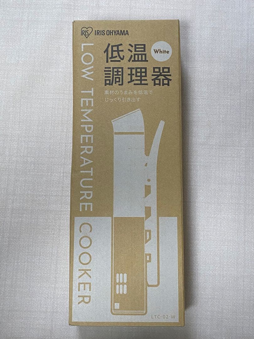 IRIS OHYAMA アイリスオーヤマ　低温調理器　LTC-02-W