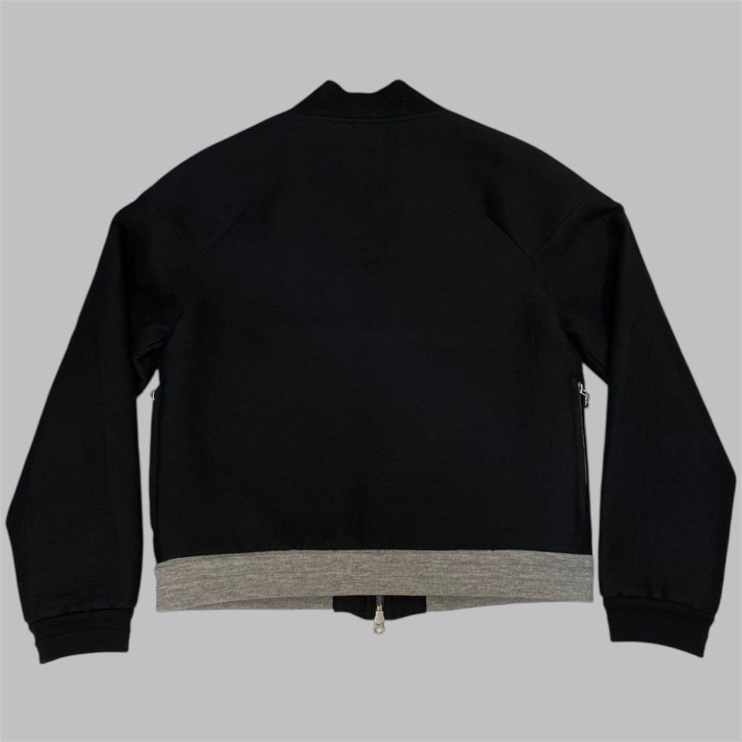 美品 Class ウール 短丈 ブルゾン ジャケット Waldes ダブルジップ