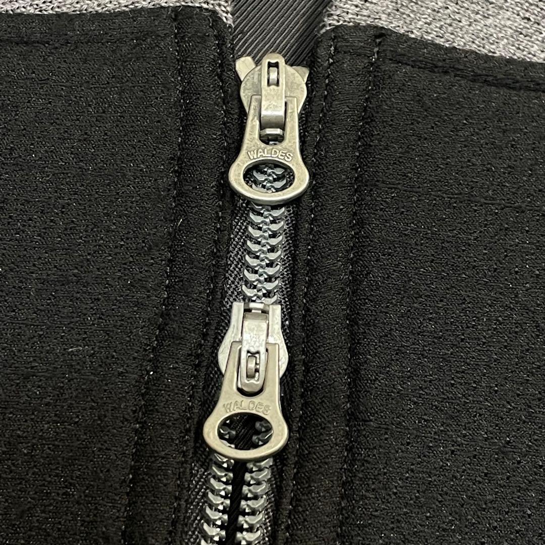 美品 Class ウール 短丈 ブルゾン ジャケット Waldes ダブルジップ