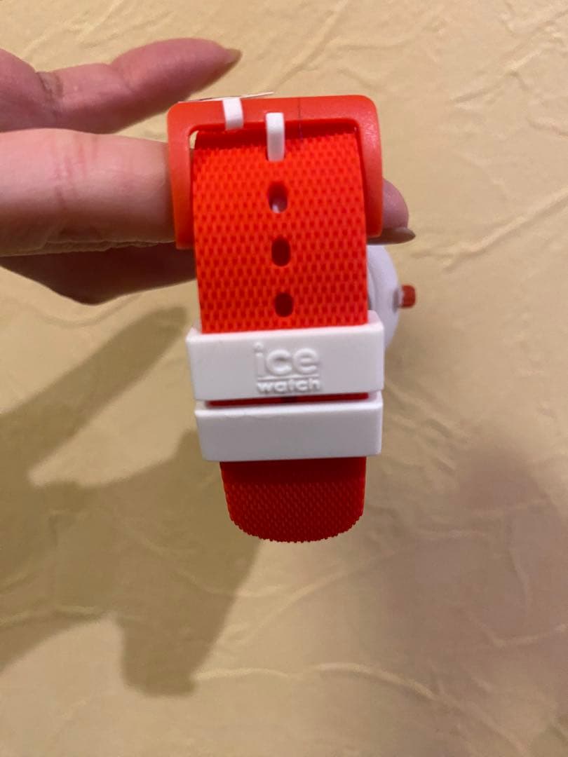 ICE WATCH ホワイト/レッド ラバーベルト　 シトロエン限定モデル