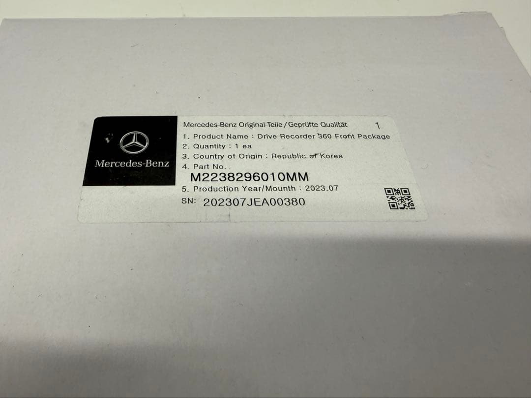 動作OK★メルセデスベンツ純正 360度 全方位+リアカメラ付ドライブレコーダー