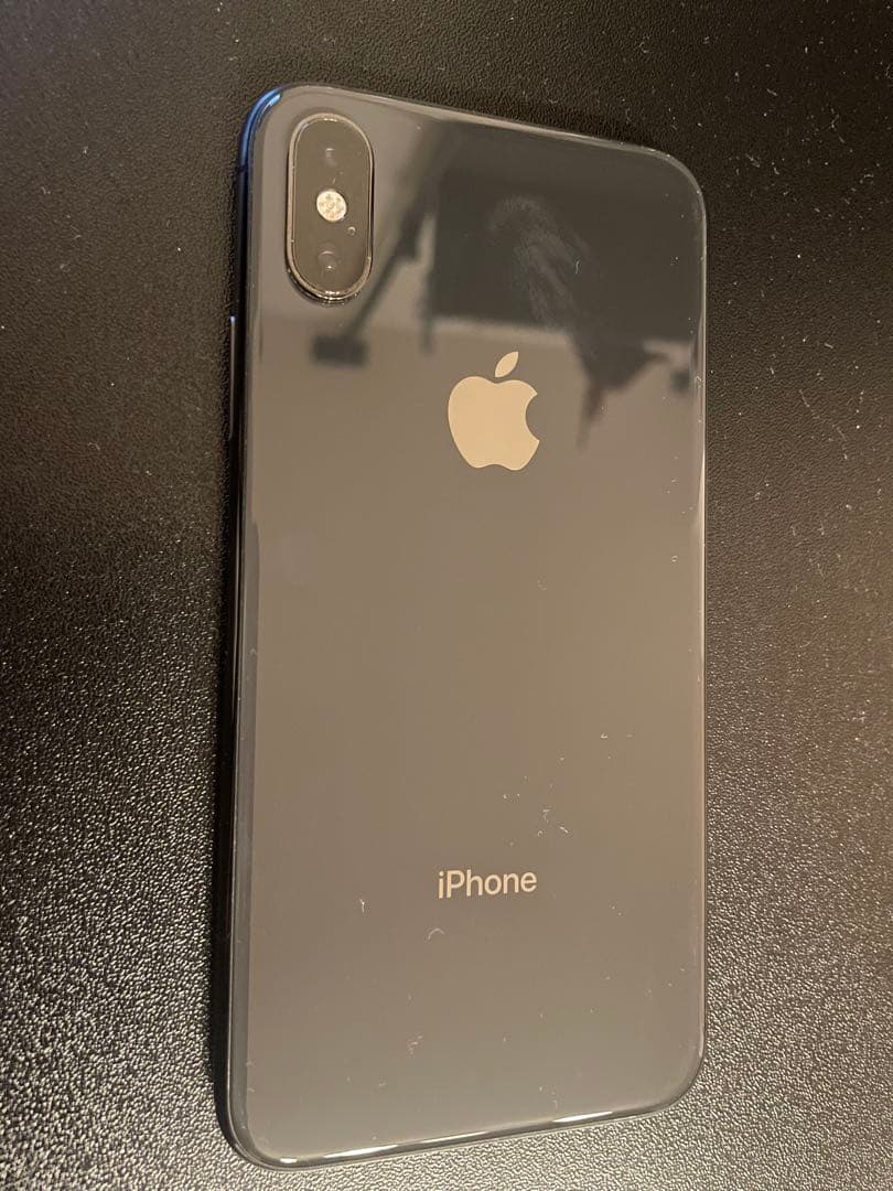 iPhoneXS スペースグレイ　【バッテリー100%】