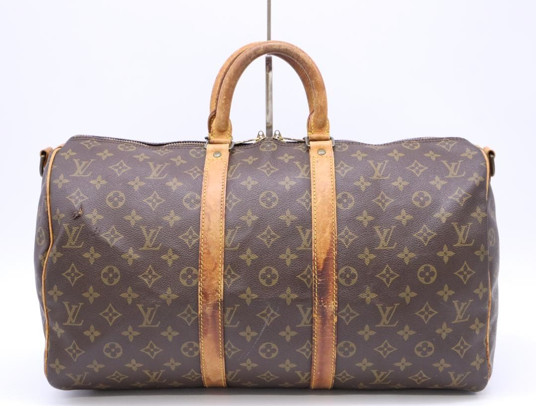 LOUIS VUITTON ボストンバッグ キーポル バンドリエール 45 茶
