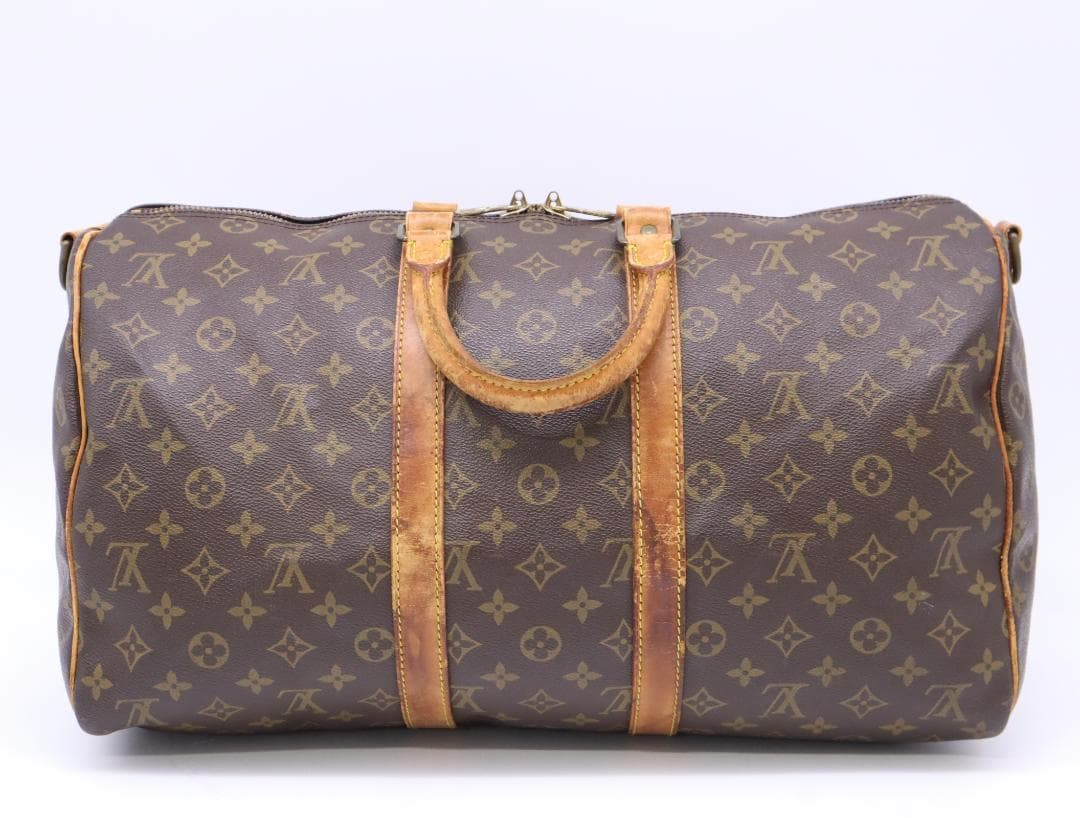 LOUIS VUITTON ボストンバッグ キーポル バンドリエール 45 茶