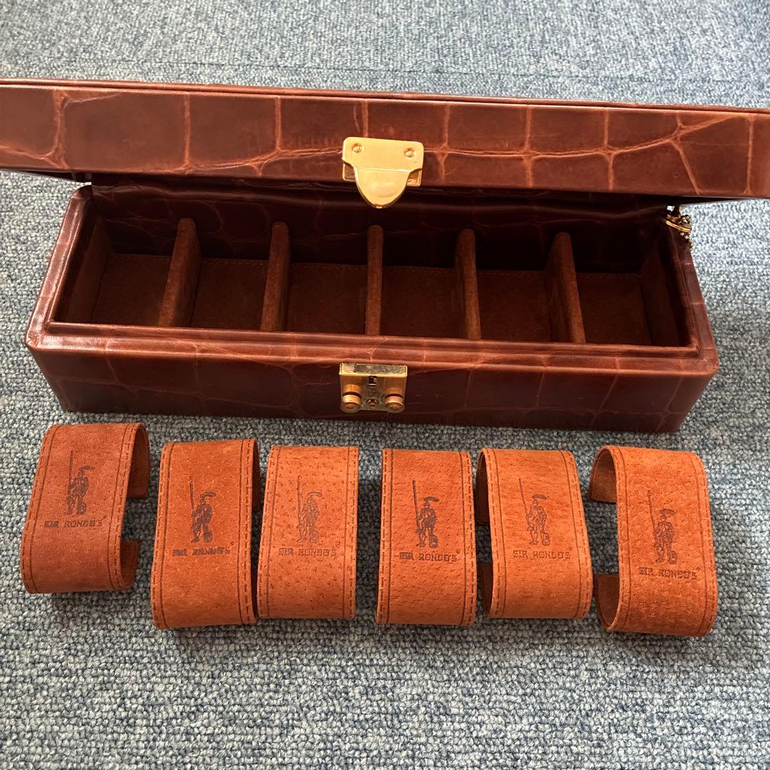 K*A様 サーロンドス　クロコダイル風　腕時計ケース　新品