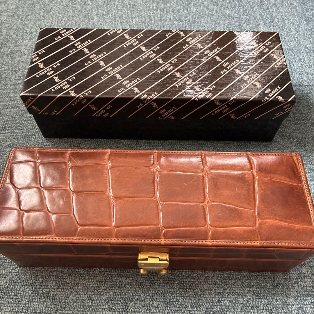 K*A様 サーロンドス　クロコダイル風　腕時計ケース　新品