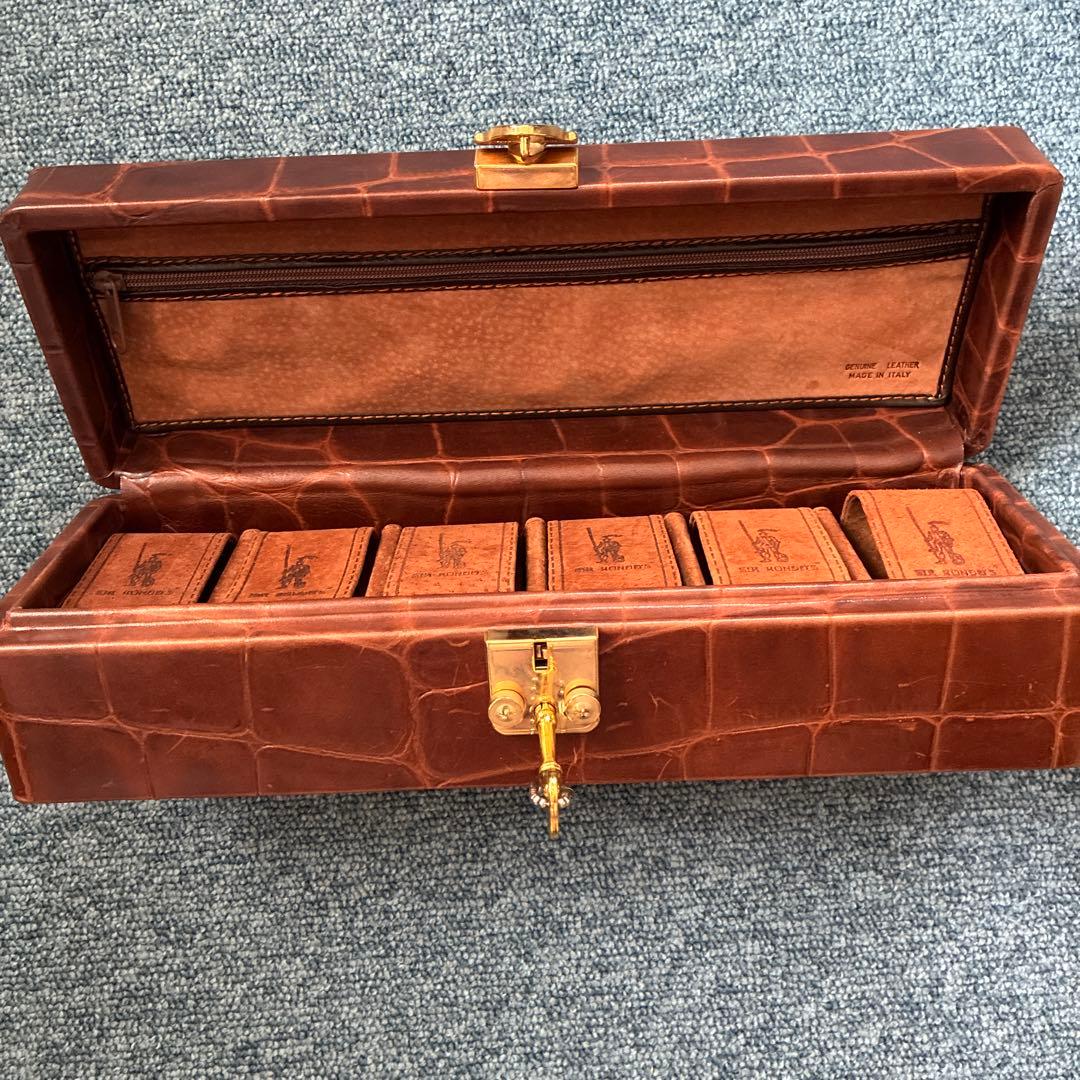 K*A様 サーロンドス　クロコダイル風　腕時計ケース　新品