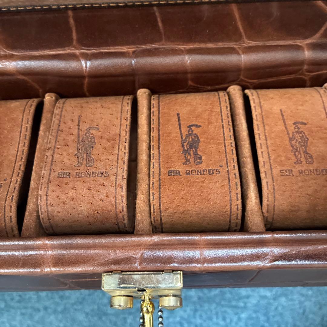 K*A様 サーロンドス　クロコダイル風　腕時計ケース　新品