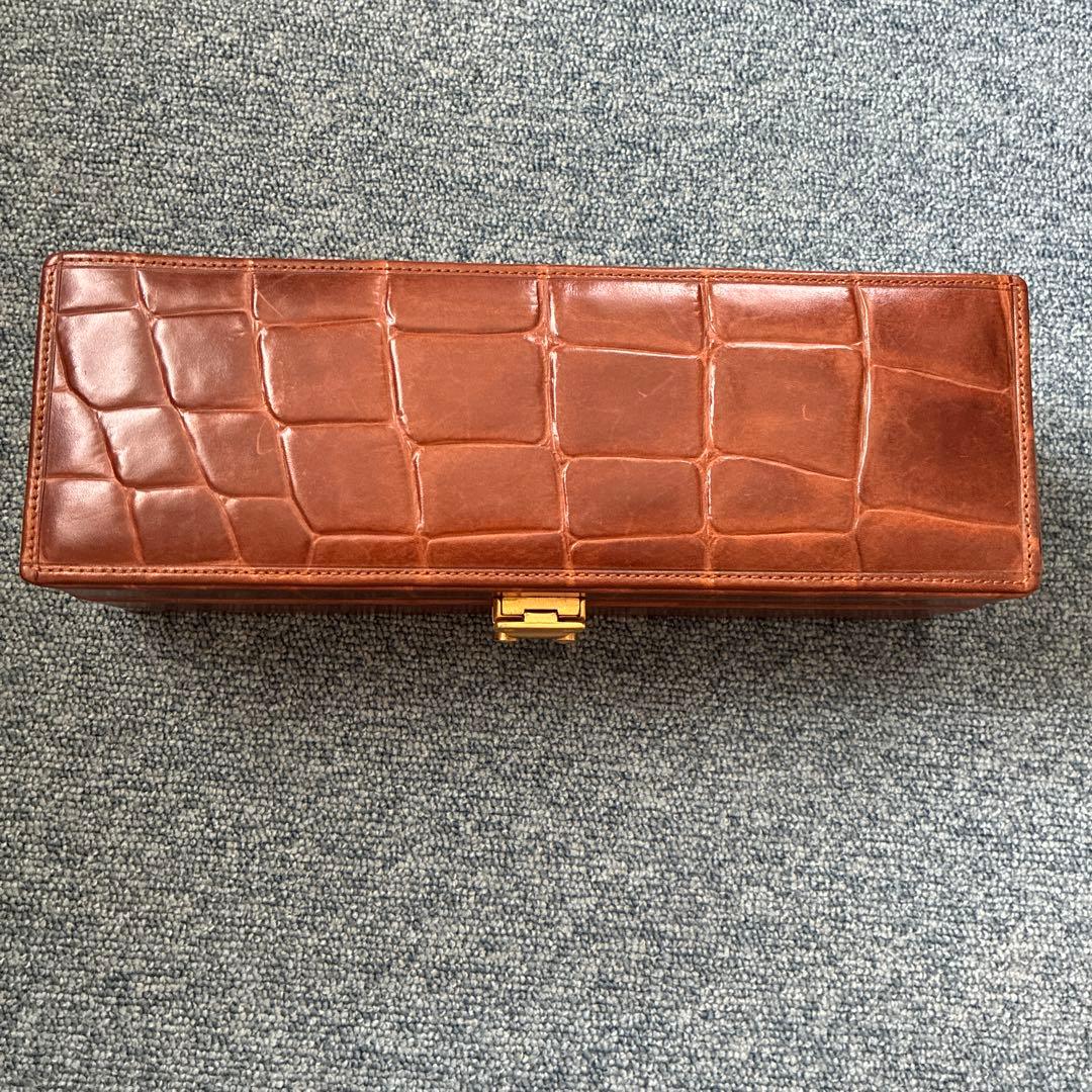 K*A様 サーロンドス　クロコダイル風　腕時計ケース　新品