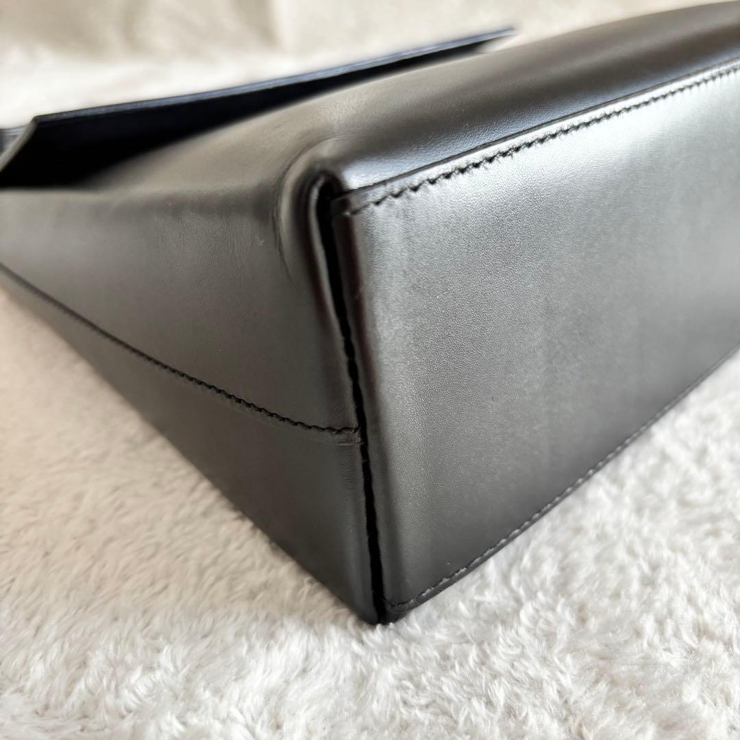 ✨美品✨ GUCCI グッチ バンブー ハンドバッグ レザー 本革 ブラック 黒