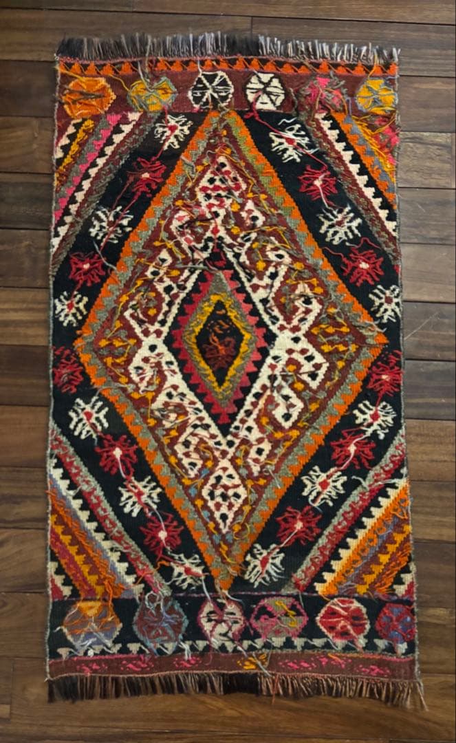 トルコ⭐︎ヴィンテージラグ3枚セット⭐︎ビンテージキリム絨毯アナトリア