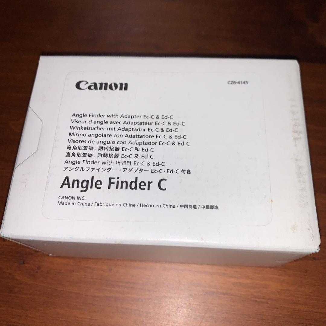 【箱有】Canon Angle Finder C（Ec-C • Ed-C 付き）