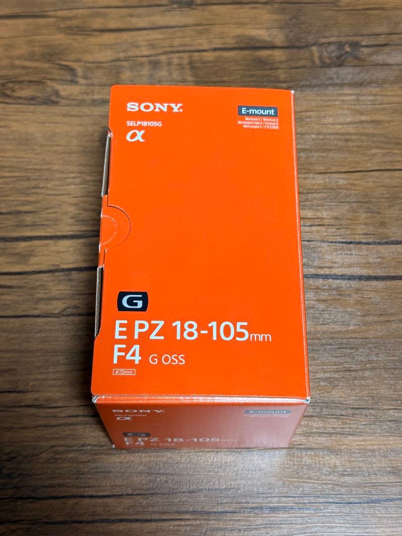 【極美品】SONY E PZ 18-105mm F4 G OSS eマウント