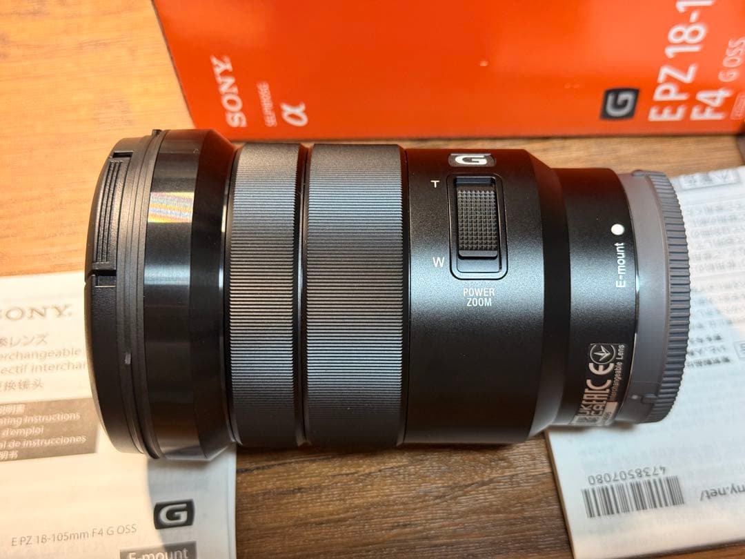 【極美品】SONY E PZ 18-105mm F4 G OSS eマウント