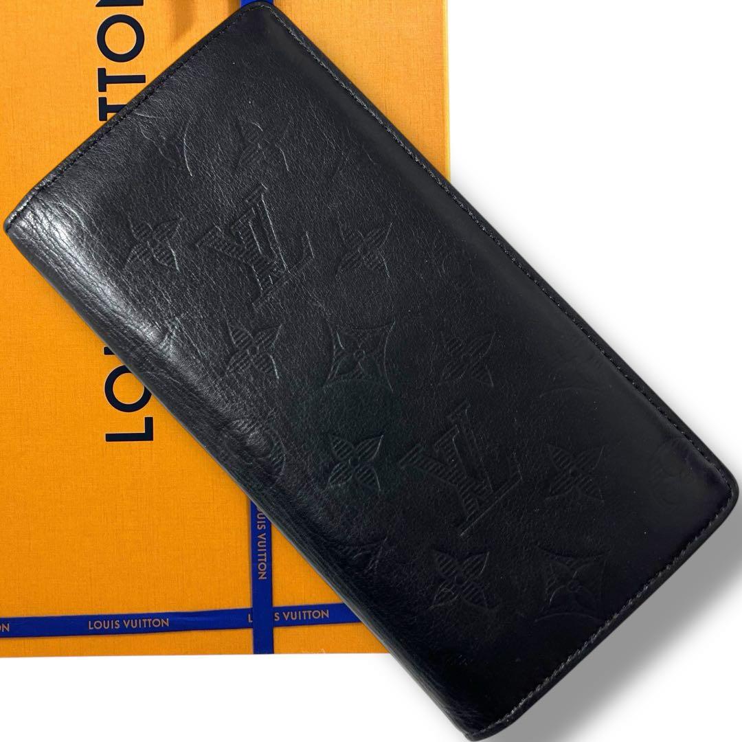 ルイヴィトン　モノグラムシャドウ　ポルトフォイユブラザ　長財布　二つ折り