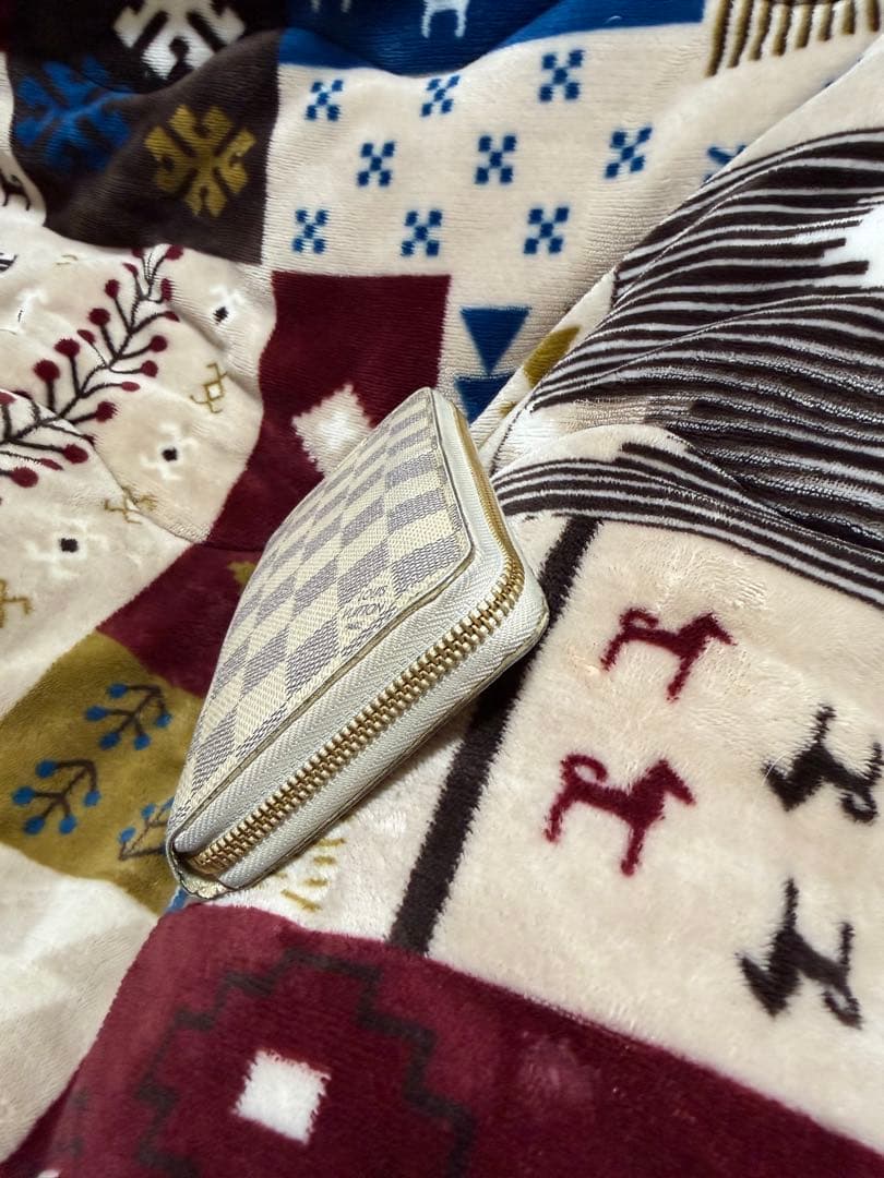 ルイ・ヴィトンチェック柄　ダミエ　長財布　送料込み！