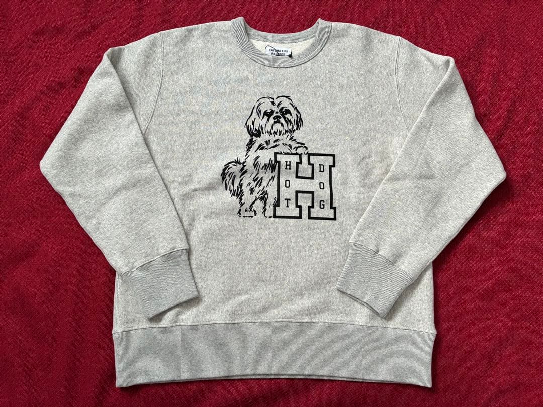 【試着のみ】タコマフジ　スウェット　HOT DOG