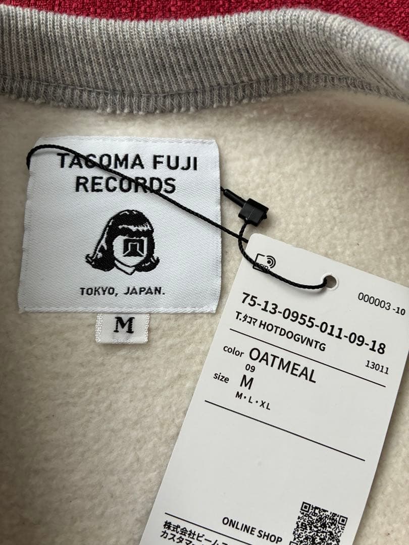 【試着のみ】タコマフジ　スウェット　HOT DOG