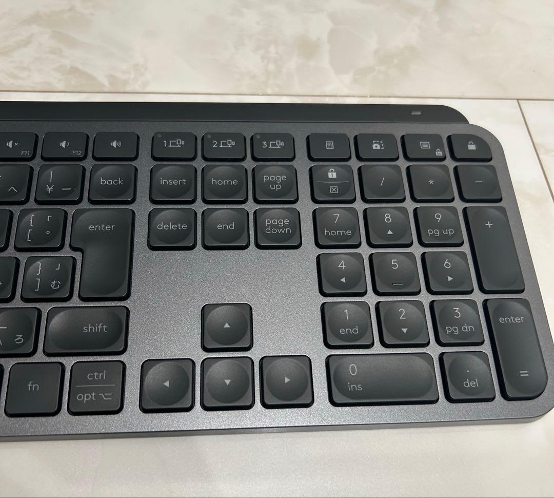 【美品】Logicool MX KEYS S ワイヤレスキーボード カバー付き
