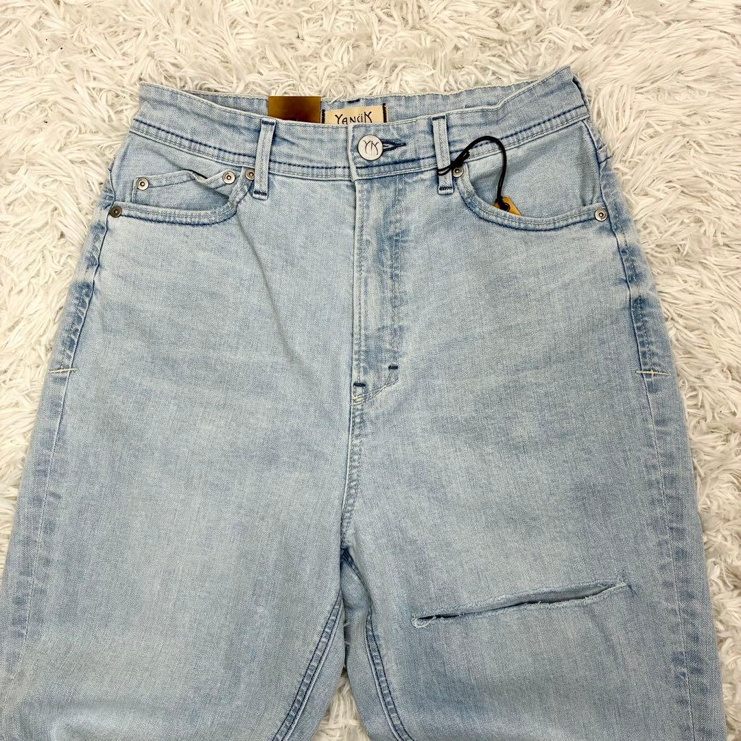 【タグ付き】 ヤヌーク ANN ボーイズテーパード 27 ストレッチ 未使用品