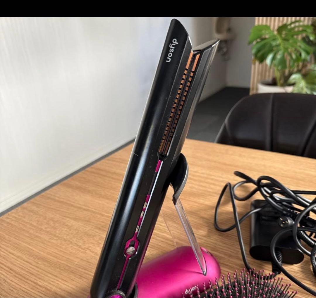 Dyson Corrale ヘアアイロン ピンク 充電器付き