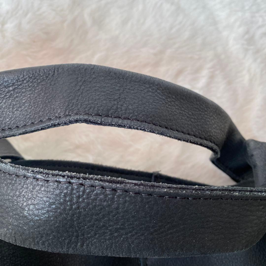 TRES トレ スタッズ トートバック レザー 本革 黒 ブラック y2k 星