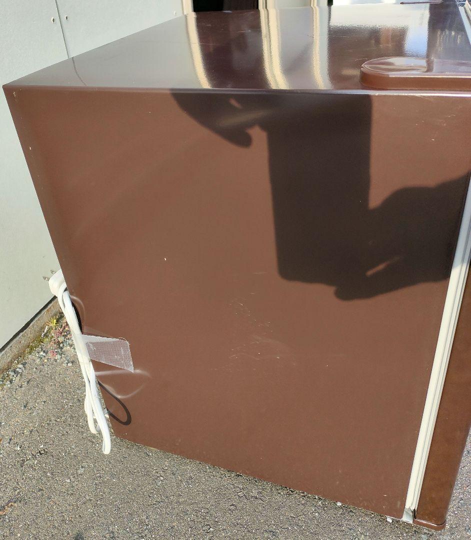 東芝 小型冷蔵庫 希少な左開き 自動霜取 ホテル客室仕様 静音 左右扉付替え可能