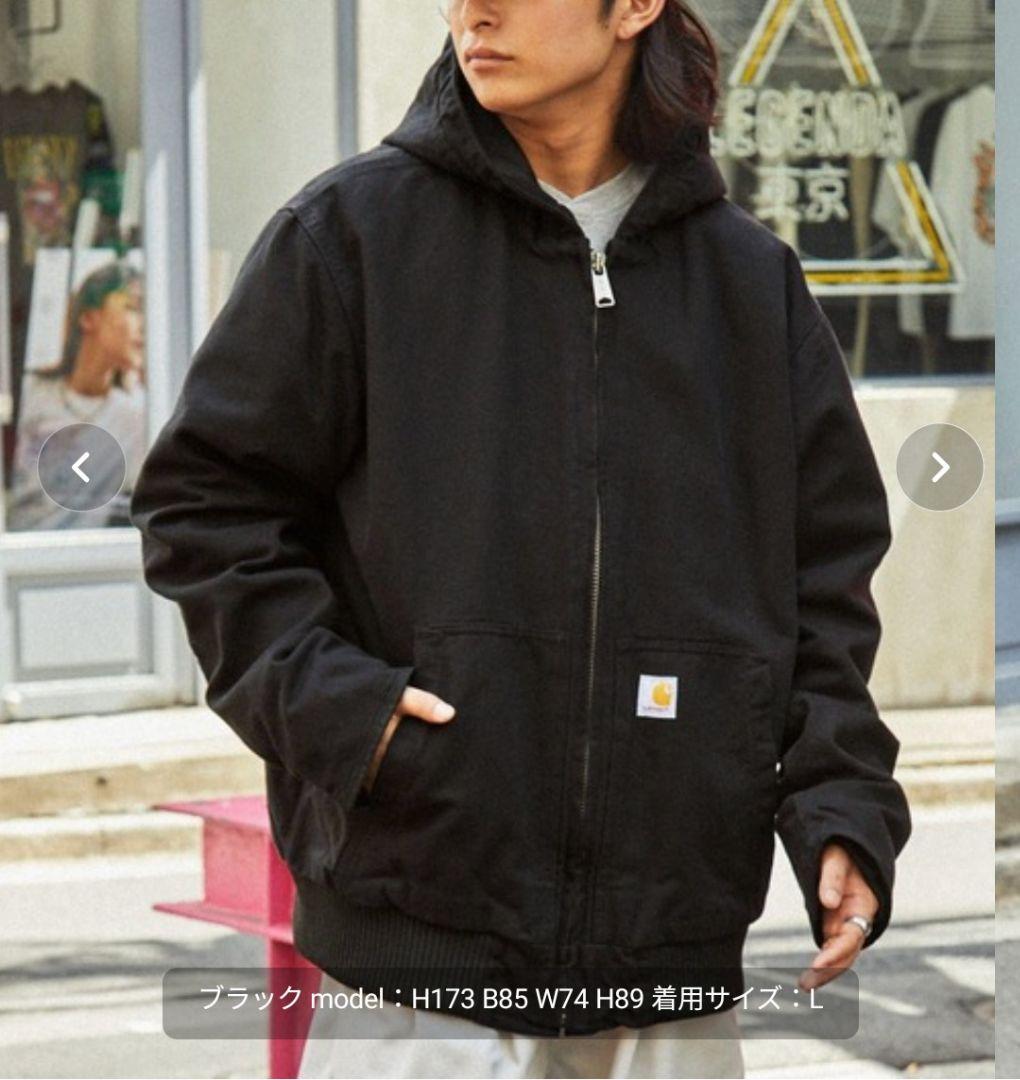 Carhartt/カーハート キルティングライナー ダック フードジャケット　L