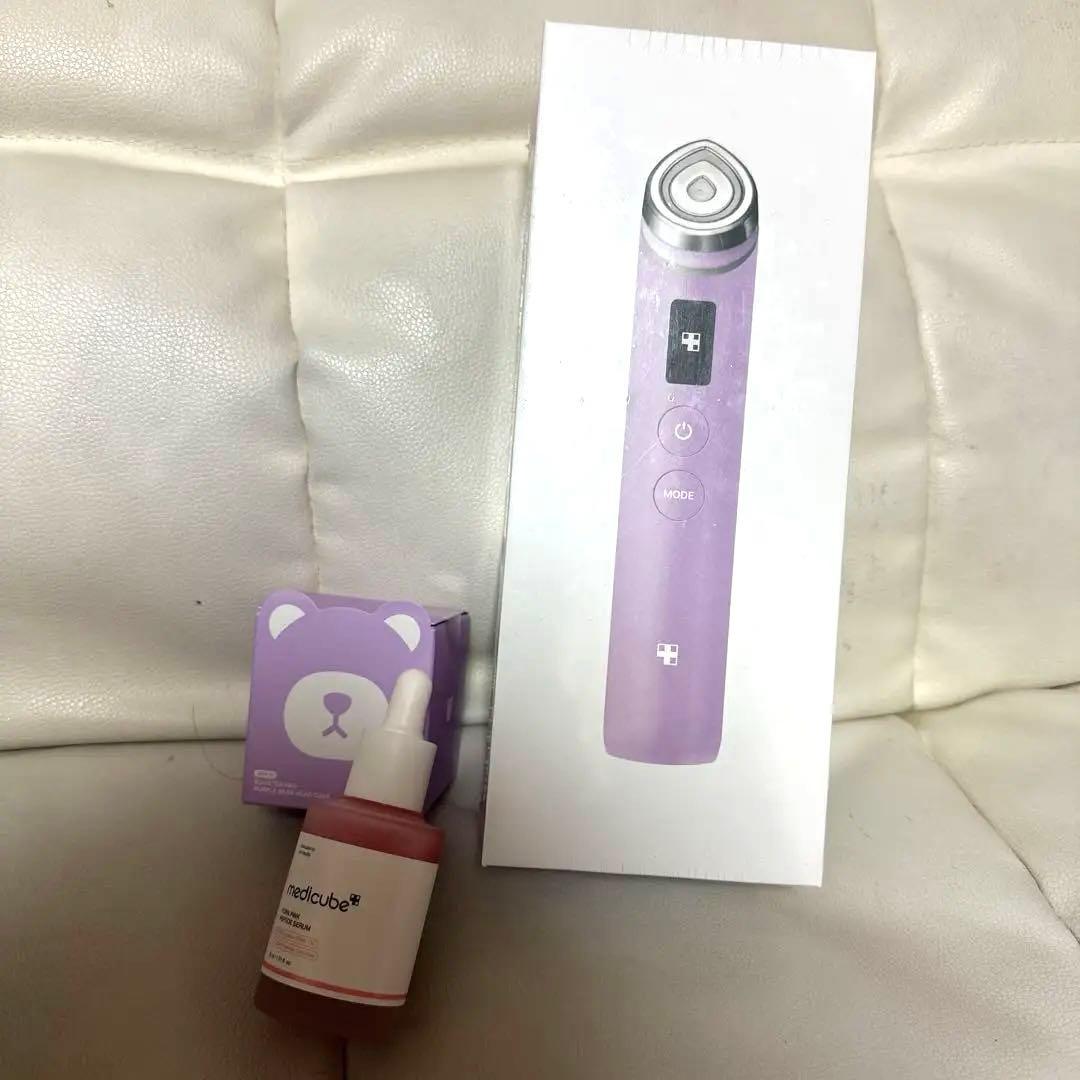 メディキューブ　AGE-R ブースターpro パープル　新品未開封おまけ付き