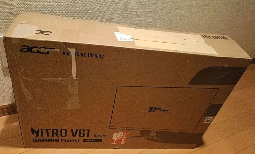 Acer 27インチモニター WQHD 180Hz VG271UM3bmiipx