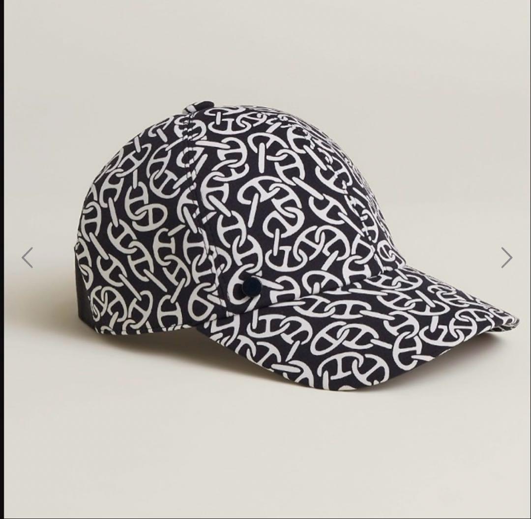 エルメス 　シェーヌダンクル　イロナ・ナウサ　 キャップ　Sサイズ