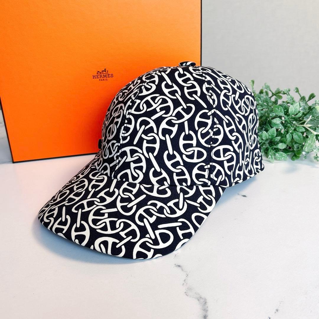 エルメス 　シェーヌダンクル　イロナ・ナウサ　 キャップ　Sサイズ