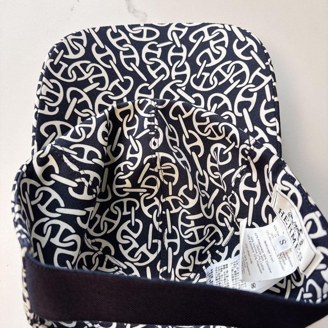 エルメス 　シェーヌダンクル　イロナ・ナウサ　 キャップ　Sサイズ