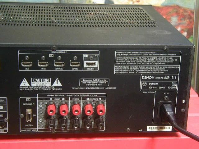 デノン　AVR-1611アンプ 動作品
