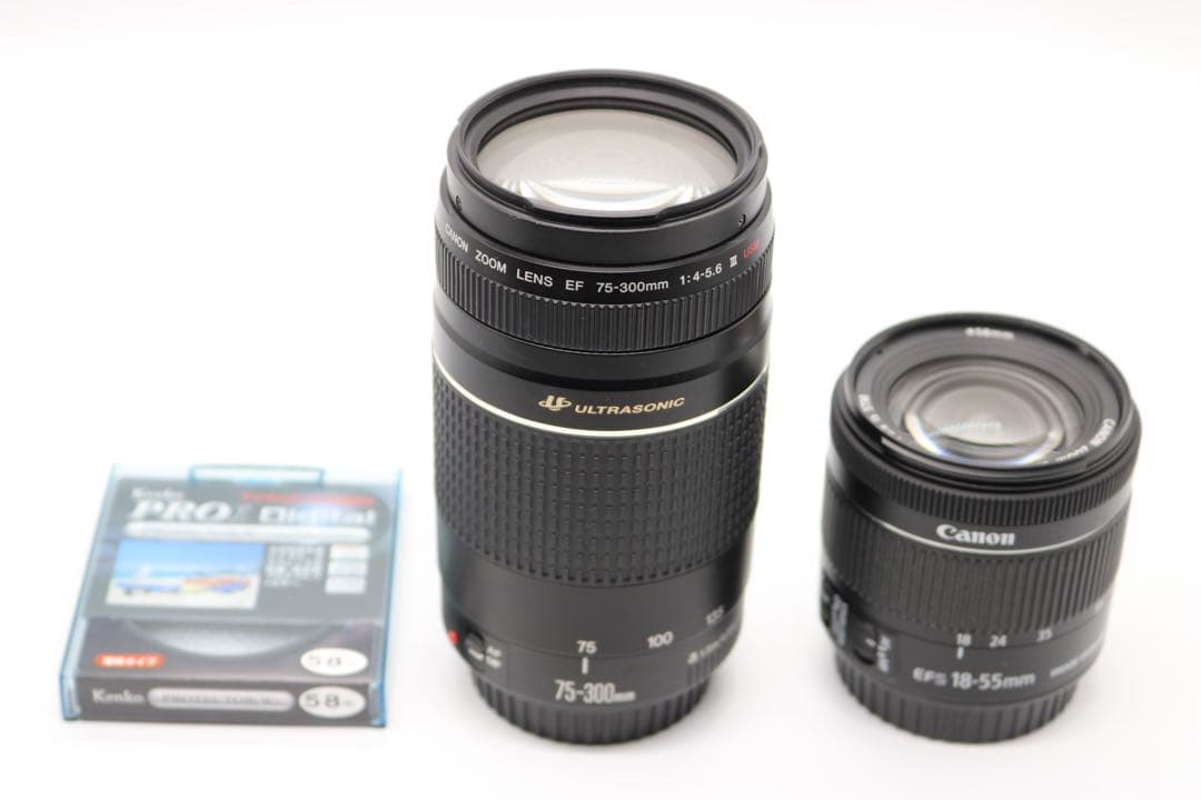 ボディほぼ新品 【Canon EOS Kiss X9 ダブルレンズセット】