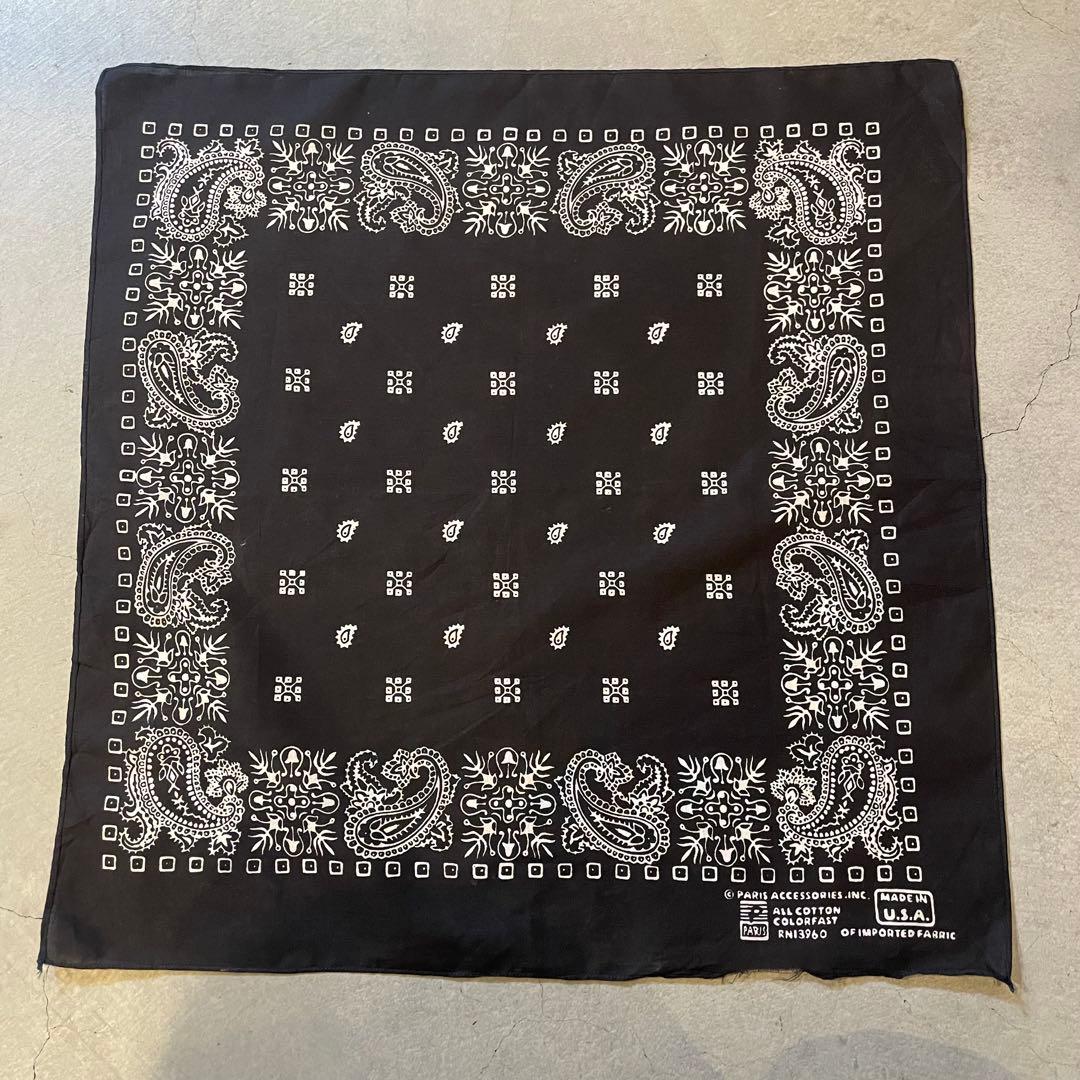 レア　70s〜　ジェイアダムス　ブラック　ドッグタウン FJ バンダナ　USA