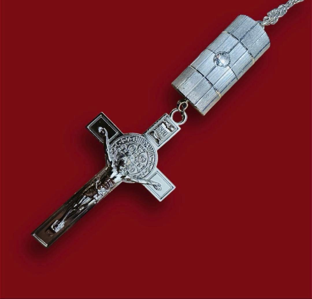 最終値下げ★激レア‼︎ジャンポールゴルチエ★クロスウォッチアンティークネックレス