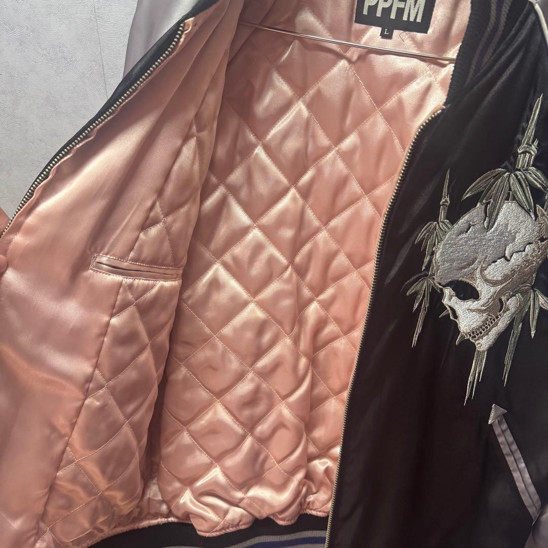 ✨️レア物✨️PPFM スカル刺繍 スカジャン Lサイズ