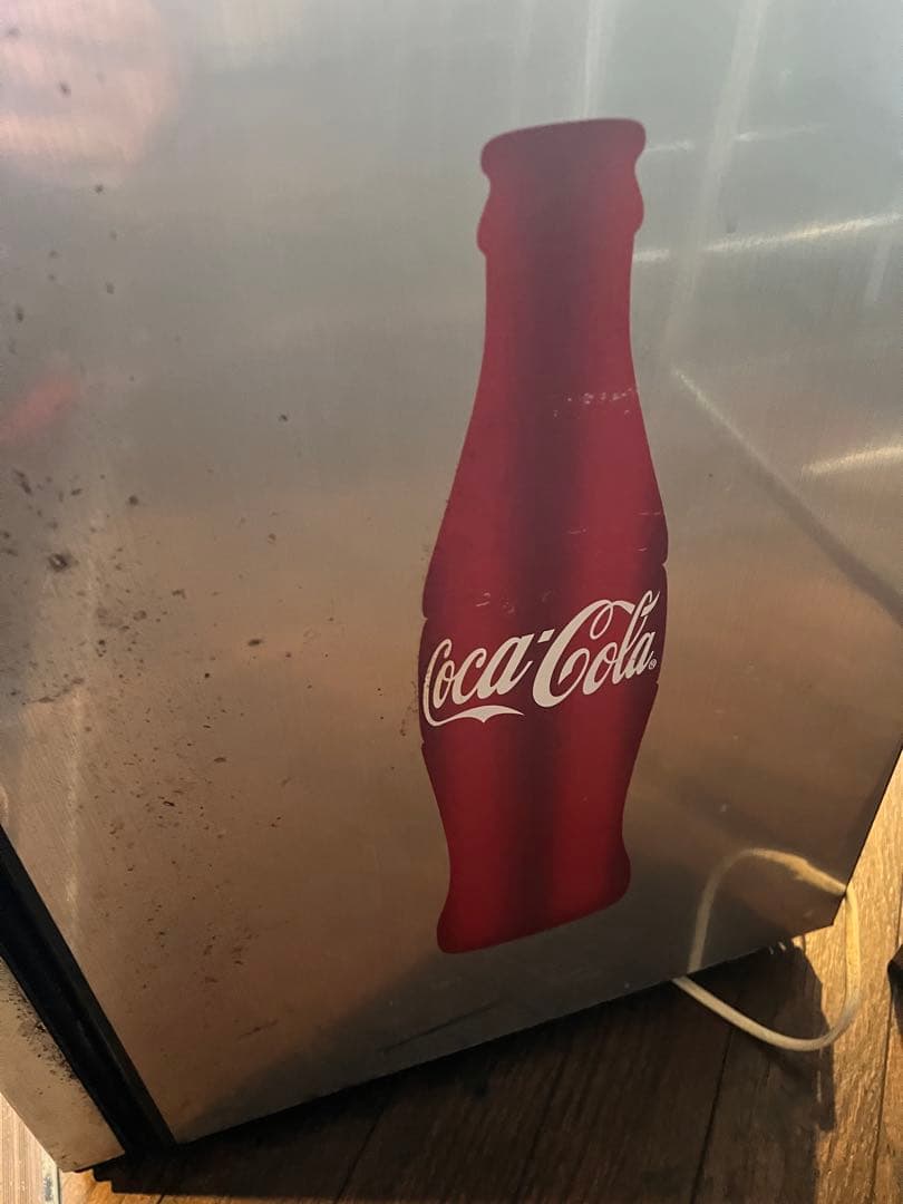 コカコーラ　冷蔵庫 ステンレス