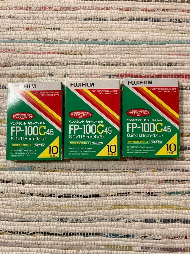 FUJIFILM FP-100C45 インスタントカラーフィルム 10枚入 3箱