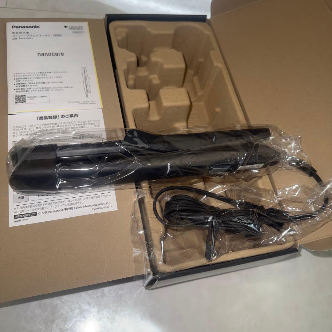 Panasonic nanocare ストレートヘアアイロン　EH-HN50-A