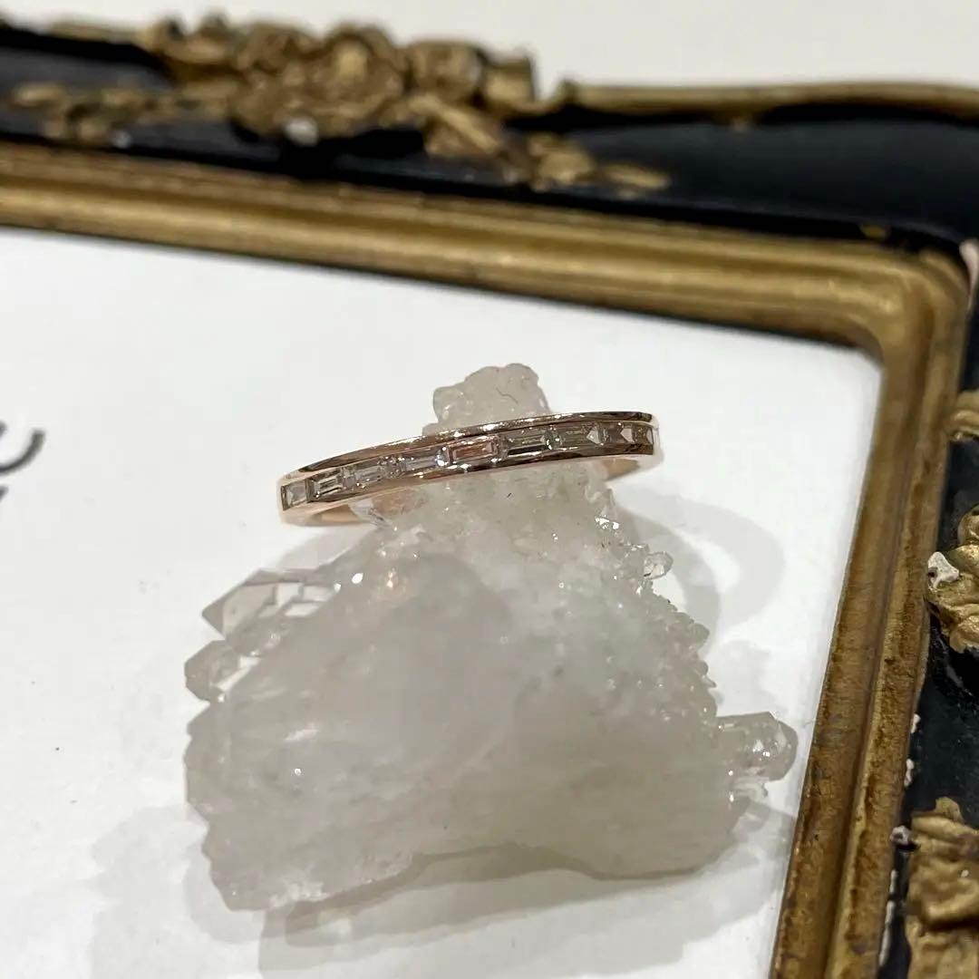 orb jewelry k18PG ダイヤモンド ハーフエタニティ 0.3ct