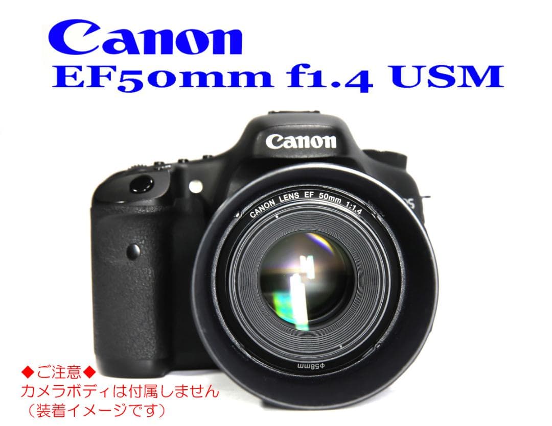 Canon EF50mm f1.4 USM 標準の名玉 超美品