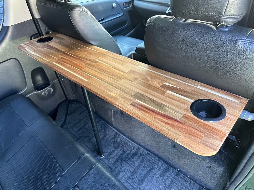 ハイエース　レジアスエース　セカンドテーブル　ドリンクホルダー