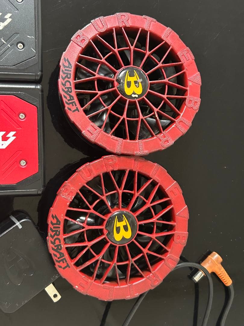 BURTLE AC09-24V バッテリー2個 ファン 充電器 セット
