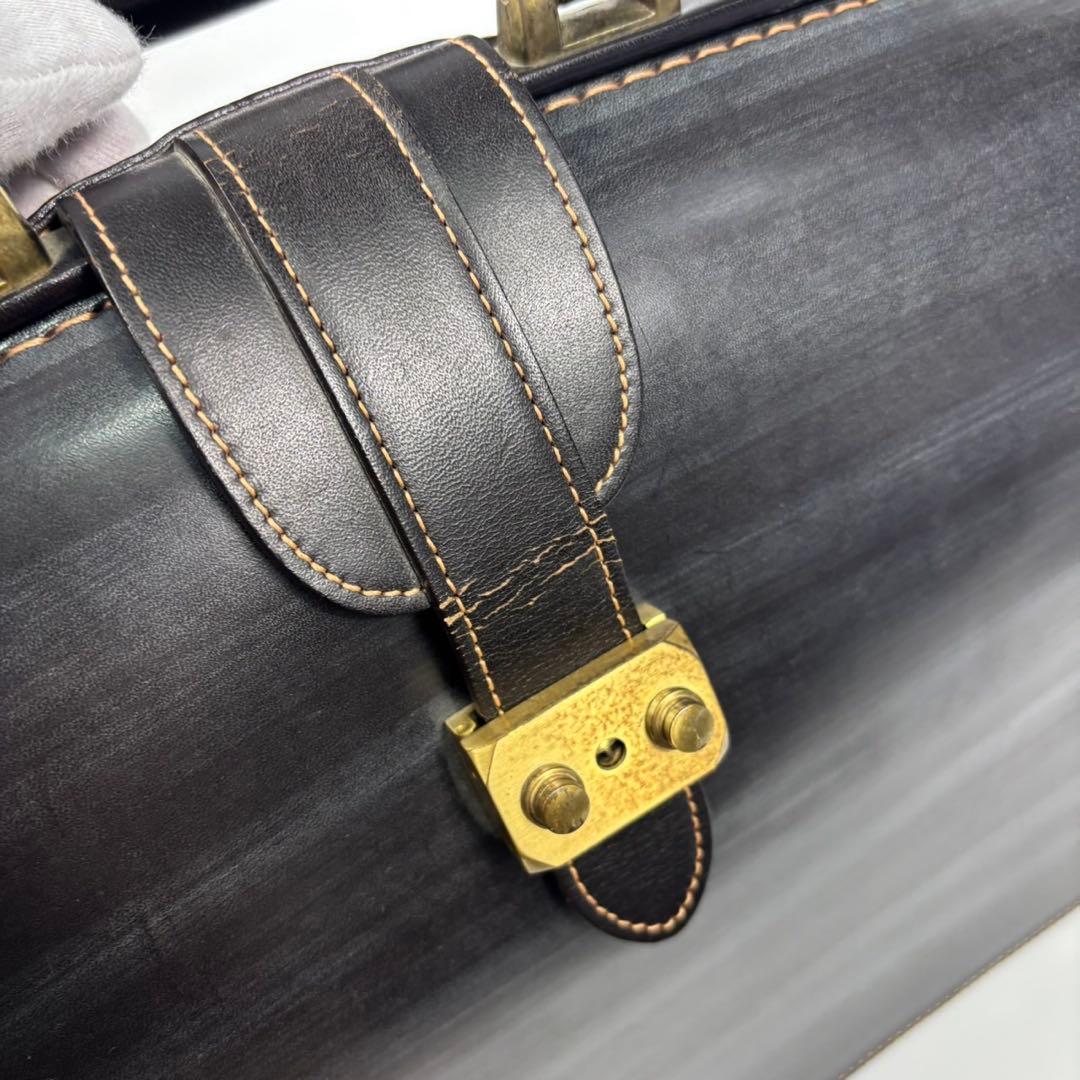 【廃盤】土屋鞄 ダレスバッグ ブライドルレザー ビジネスバッグ　ブラック