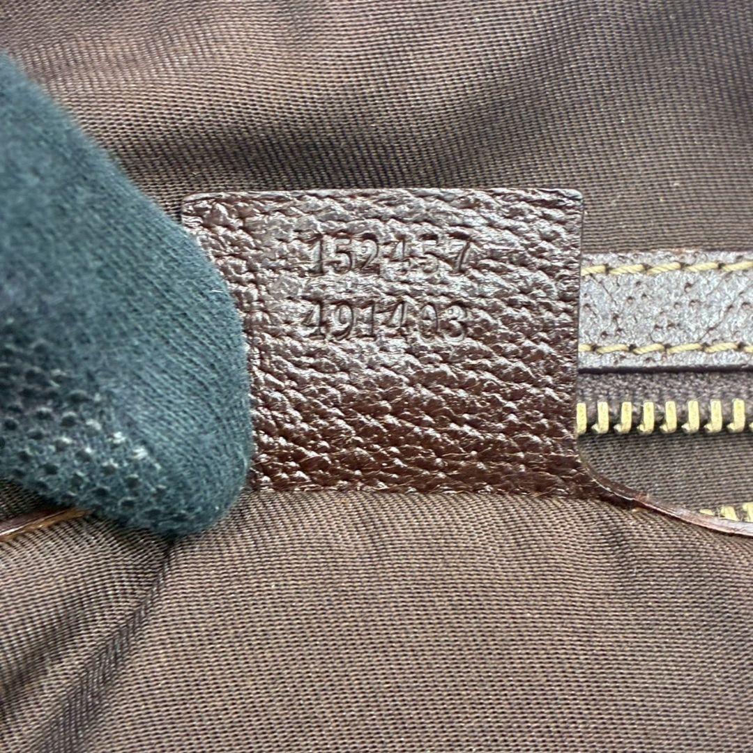 美品✨ グッチ GG キャンバス ミニボストン バッグ 肩掛け ハンドバッグ