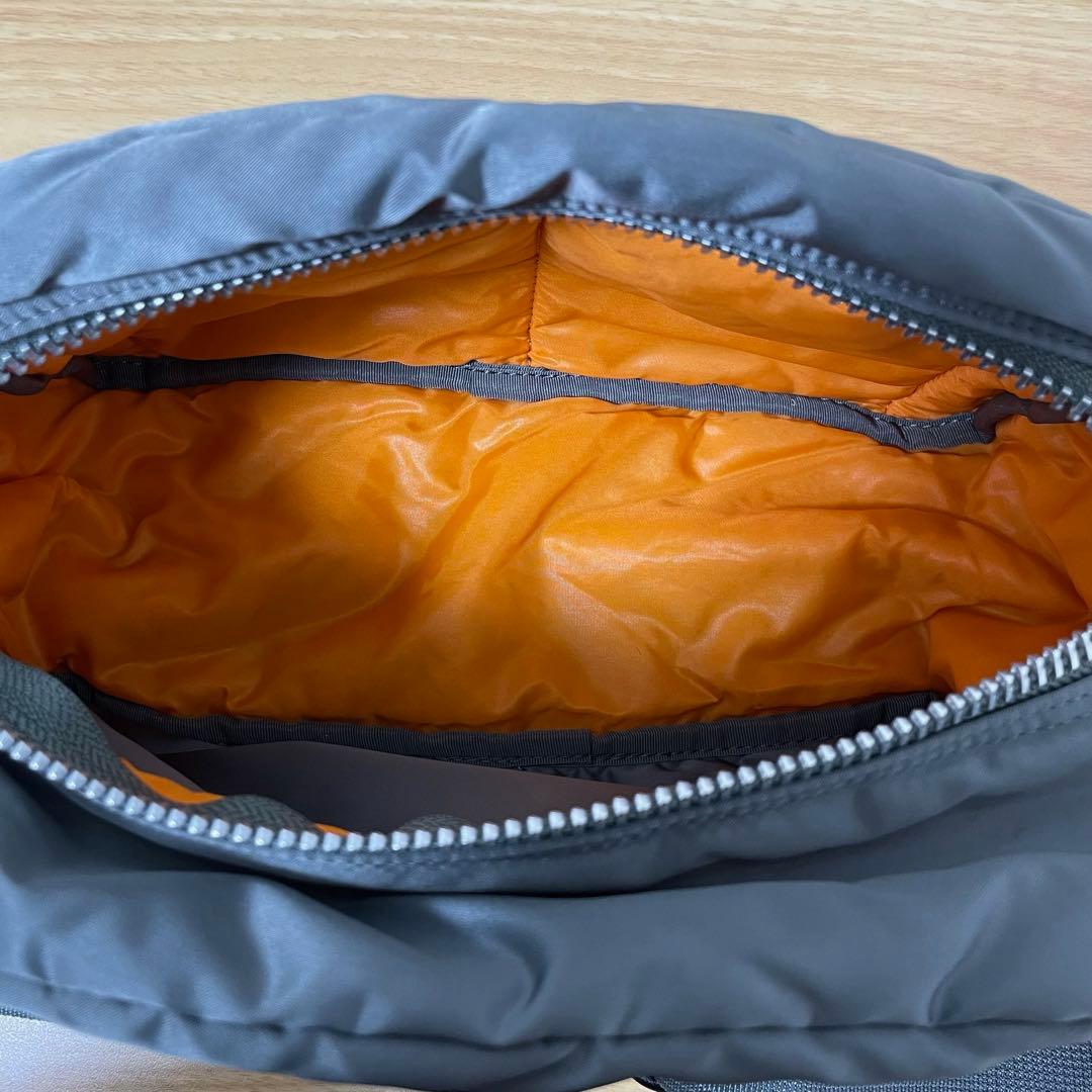 ポーター　タンカー　ウエストポーチ　ボディバッグ　グレー