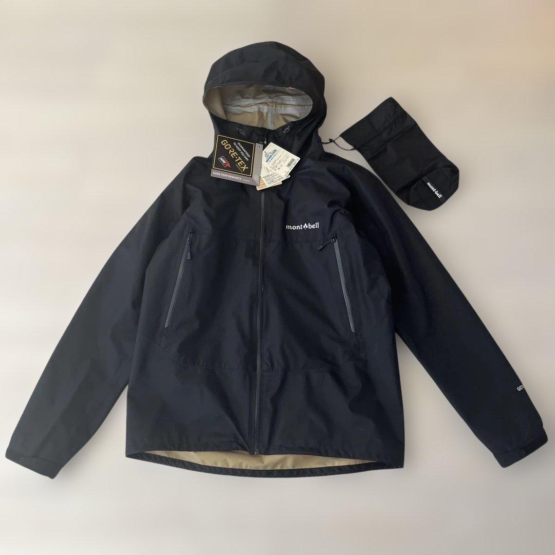 【新品】モンベル レインダンサージャケット ブラック　L 1128618袋付き