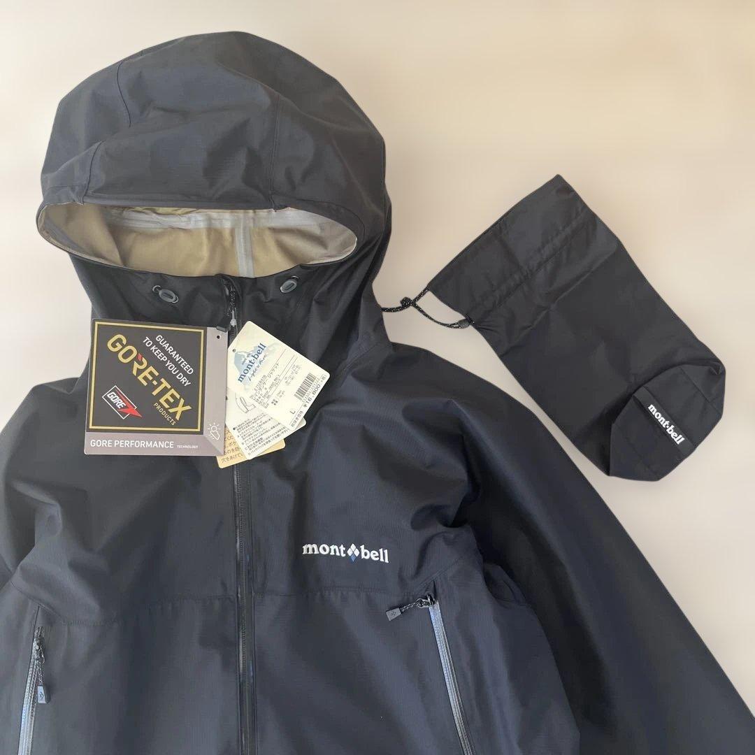 【新品】モンベル レインダンサージャケット ブラック　L 1128618袋付き